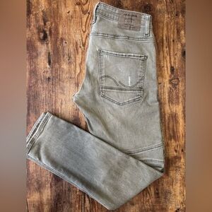 Jack & Jones womens Olive Jeans Size 33/32
